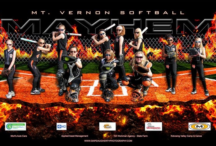 Mt. Vernon softball team