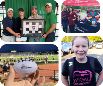 Team giving back to community